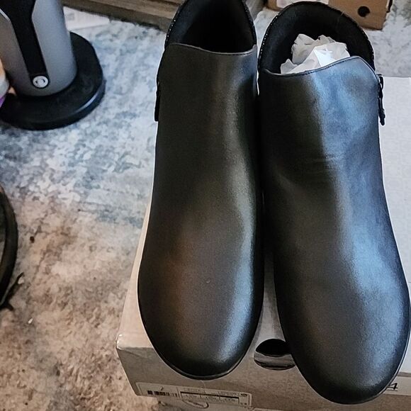 Women's Revere Damascus onyx black lizard 🦎 ♥️ boots 👢 Size 12W NIB - Picture 3 of 13